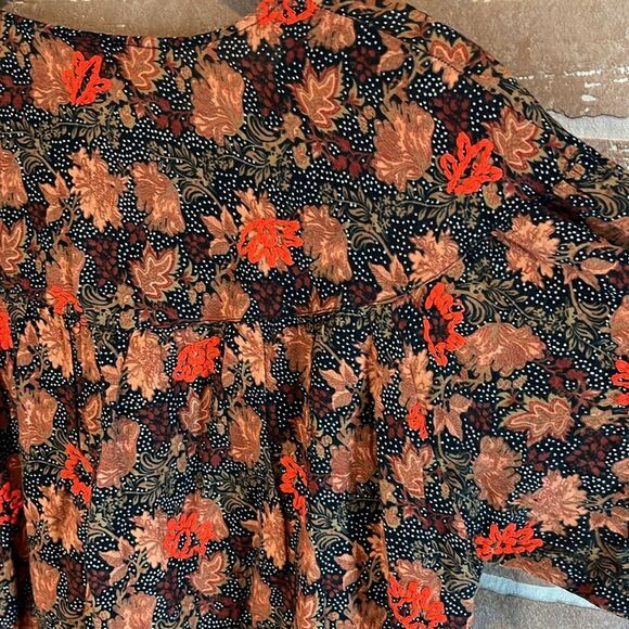 Zara Trafaluc Floral Dress Tunic with Embroidery Top - Picture 10 of 12